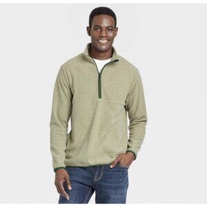 Goodfellow & CO Men's Half Zip Polar Fleece Sweatshirt Size XL NWT
